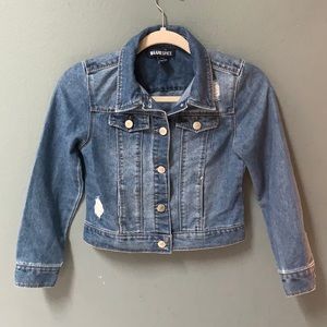 Blue Spice Distressed Jean Jacket